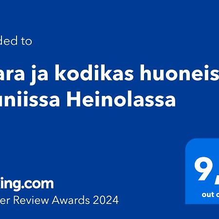 Avara Ja Kodikas Huoneisto Parvekkeella Heinola Exterior foto